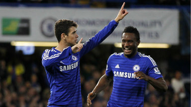 Oscar and John Obi Mikel