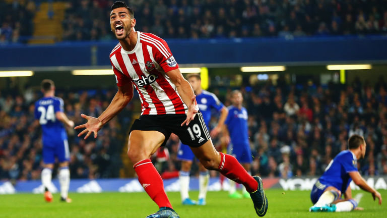 Pelle celebrates his goal