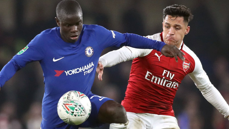 N'Golo Kante and Alexis Sanchez