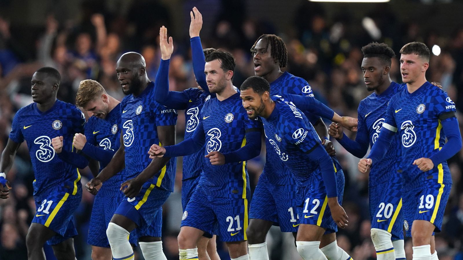 Chelsea celebrate win
