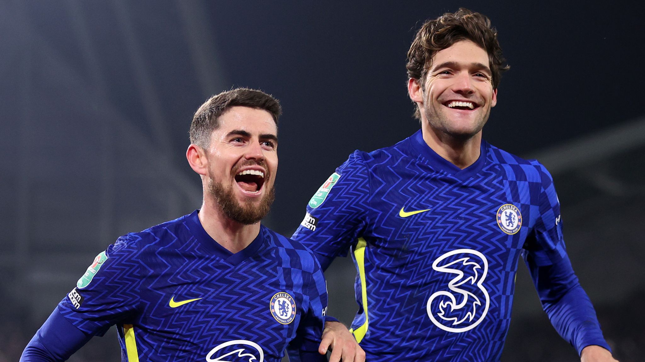 Jorginho and Marcos Alonso