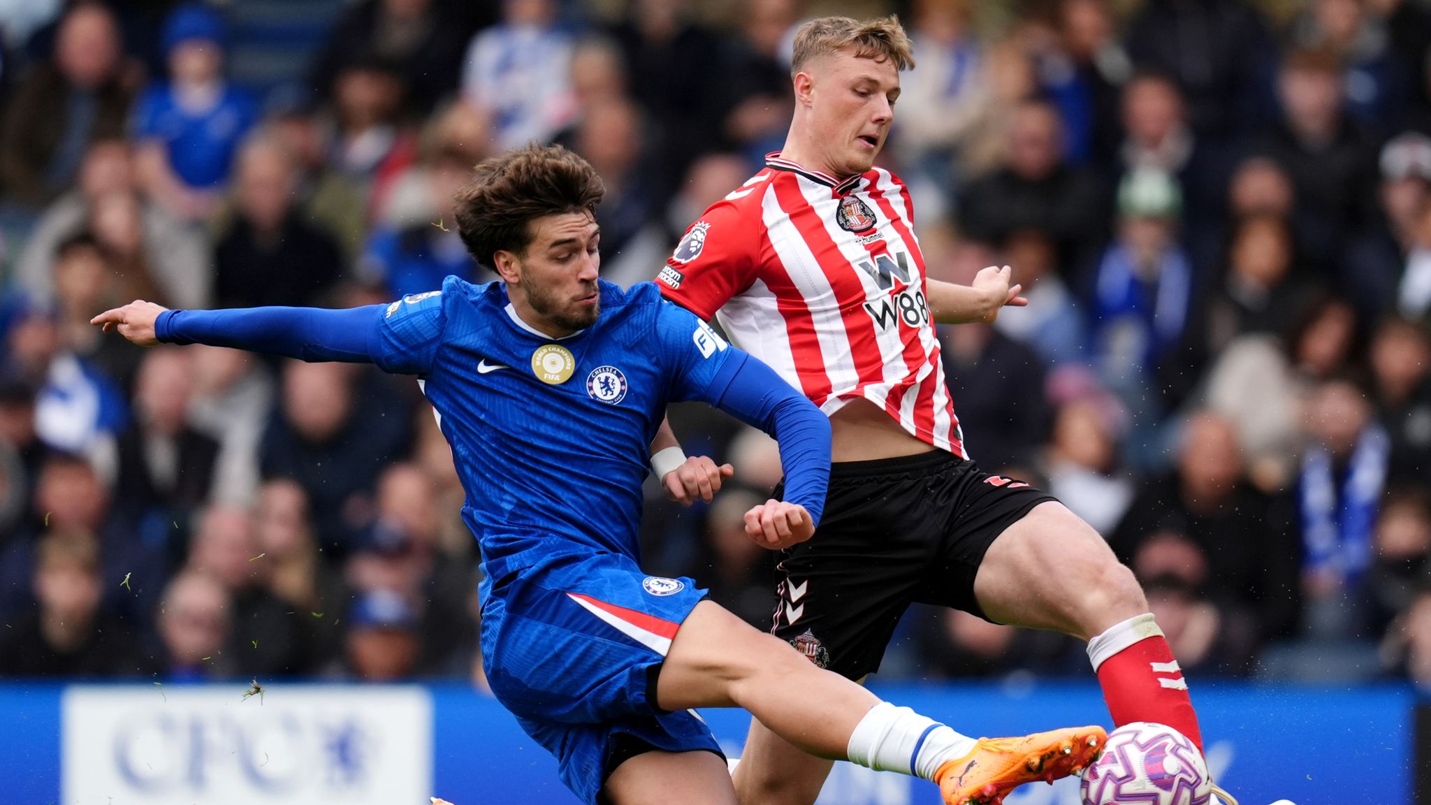 Marc Guiu and Dan Ballard