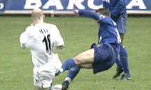Le Saux leaves Mills in agony