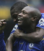 William Gallas scores the first goal
