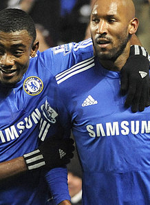 Salomon Kalou and Nicolas Anelka