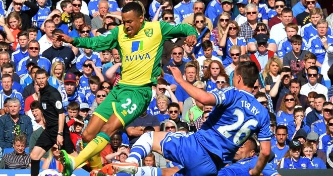 Martin Olsson and John Terry