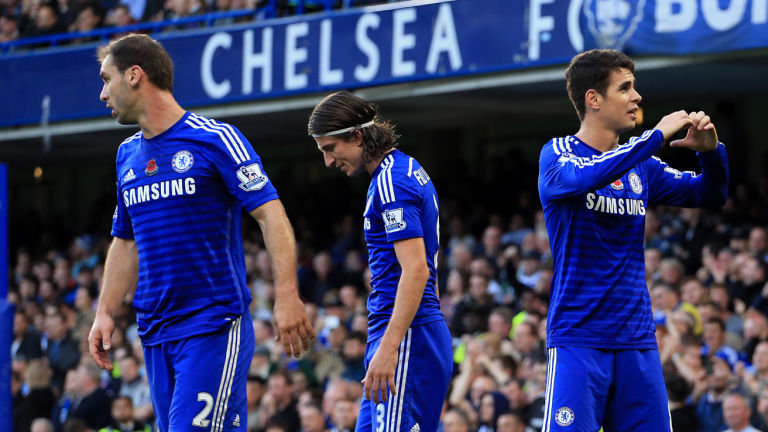 Oscar celebrates his goal