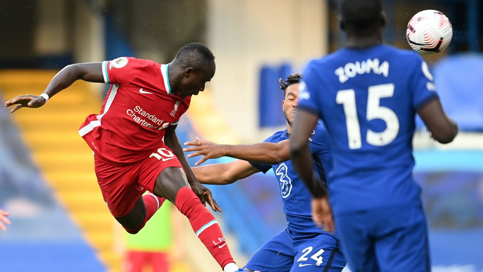 Sadio Mane scores his first goal