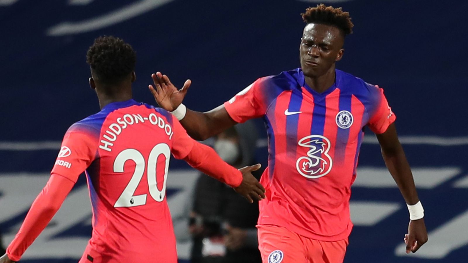 Callum Hudson-Odoi and Tammy Abraham