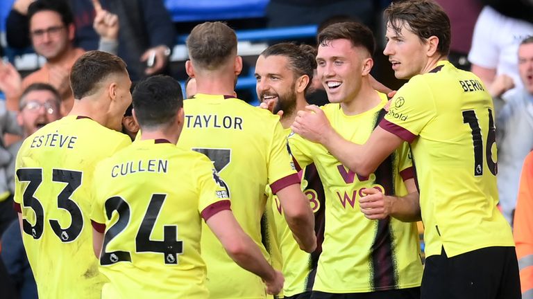 Burnley celebrate